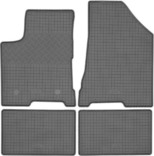 Rigum Set of Front and Rear Mats 4pcs for Kia Optima 2015+ Black