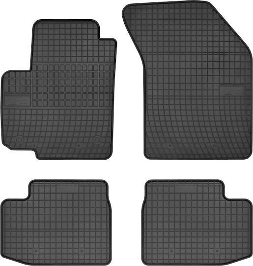 Frogum Σετ Μπροστινά και Πίσω Πατάκια 4τμχ για Fiat Sedici Suzuki Swift 2006-2013 Μαύρα
