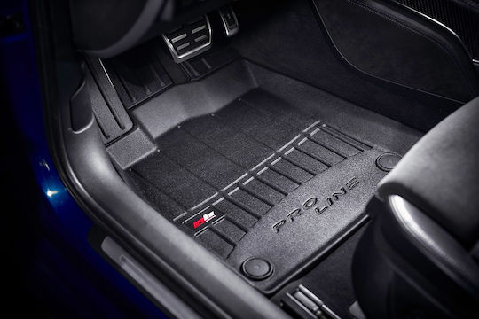 Frogum Set of Front and Rear Mats 4pcs for Toyota RAV 4 2013-2019 Black