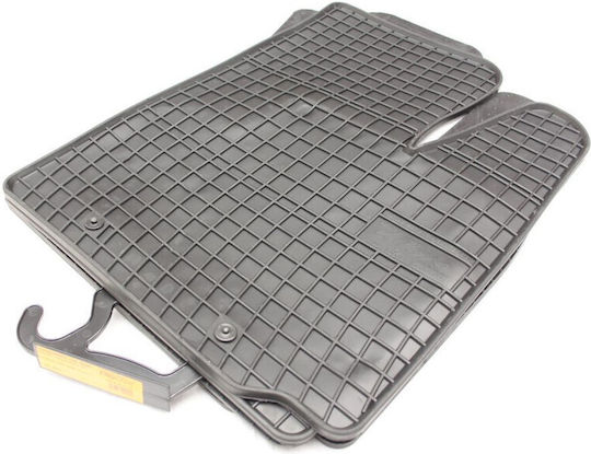 Frogum Set of Front and Rear Mats 4pcs for Fiat Doblo 2008 Black