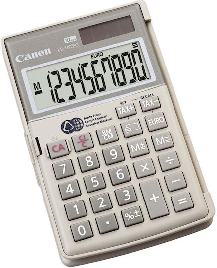 Canon LS-10 TEG Калкулатор Ежедневна употреба 10 Цифри в Сив Цвят 1бр