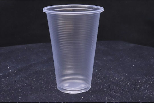 Lux Plast Βιοδιασπώμενο Ποτήρι μιας Χρήσης Πλαστικό Διάφανο 200ml 100τμχ