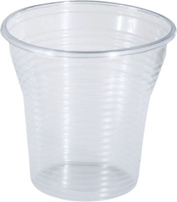 Lux Plast Disposable Cup Plastic Transparent 130ml 50pcs