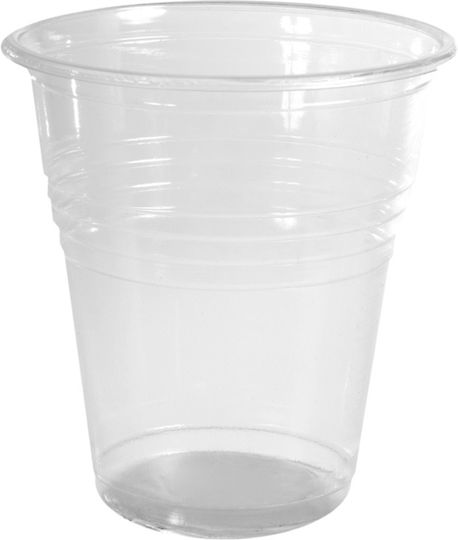 Lux Plast Disposable Cup Plastic Transparent 130ml 50pcs