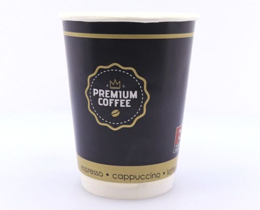 Premium Premium Ποτήρι μιας Χρήσης Χάρτινo Διπλότοιχο Χρυσό 25τμχ
