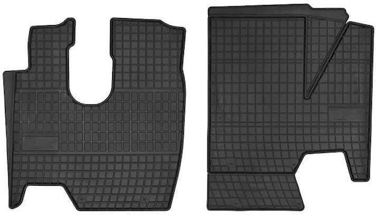 Frogum Front Mats 2pcs for Mercedes-Benz Atego 2005+ Black