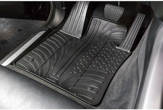 Auto Gs Set of Front and Rear Mats 4pcs for Ford S-Max Black