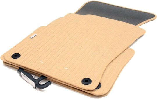 Petex Set of Front and Rear Mats 4pcs for Audi A8 2002-2010 Beige