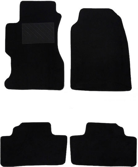 Auto Gs Set of Front and Rear Mats 4pcs for BMW E39 1995-2003 Black