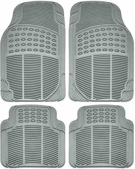 Autoline Set of Front and Rear Mats Universal 4pcs Fimé Transparent / Gray