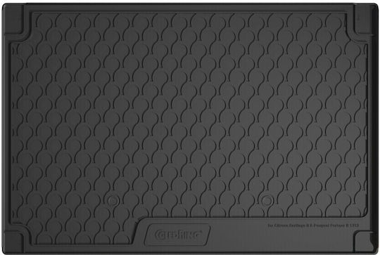 Lampa Trunk Mat Tray Type for Peugeot Partner Tepee Citroen Berlingo 2008-2018 Black