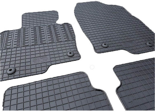 Cik Set of Front and Rear Mats 4pcs for Mazda CX-5 2012-2017 Black