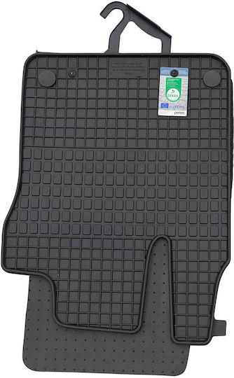 Petex Set of Front and Rear Mats 4pcs for Smart ForFour 2014 Black