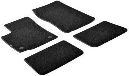 Lampa Set of Front and Rear Mats 4pcs for Renault Twingo 2014+ Black