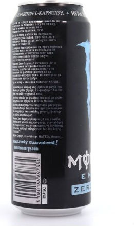 Monster Absolutely Zero Energy-Drink mit Kohlensäure, Zuckerfrei in Kiste 500ml