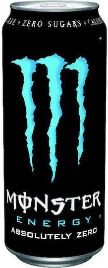 Monster Absolutely Zero Energy-Drink mit Kohlensäure, Zuckerfrei in Kiste 500ml