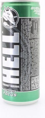 Hell Strong Focus Energy Drink με Ανθρακικό σε Κουτί 250ml