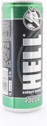 Hell Strong Focus Energy Drink με Ανθρακικό σε Κουτί 250ml