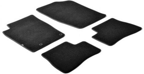 Lampa Set of Front and Rear Mats 4pcs for Peugeot 206 2009-2013 Black