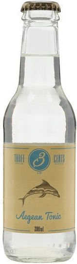 Three Cents Aegean Tonic με Ανθρακικό σε Φιάλη 200ml