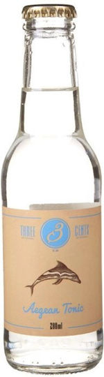 Three Cents Aegean Tonic με Ανθρακικό σε Φιάλη 200ml