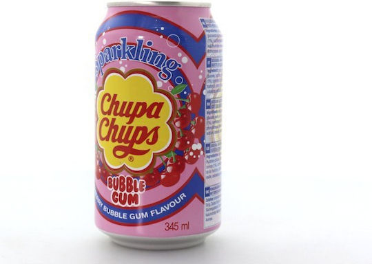 Chupa Chups Energy Drink Κεράσι & Τσιχλόφουσκα με Ανθρακικό σε Κουτί 345ml