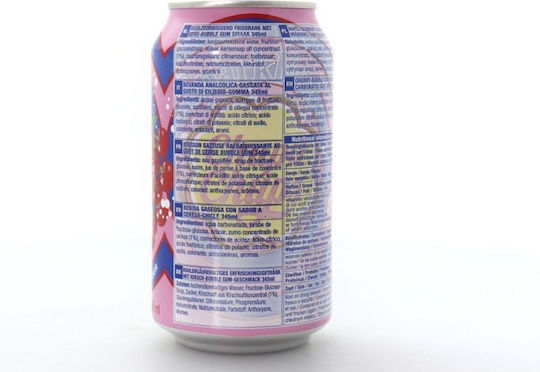 Chupa Chups Energy Drink Κεράσι & Τσιχλόφουσκα με Ανθρακικό σε Κουτί 345ml