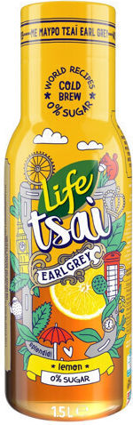 Life Earl Grey Ice Tea Λεμόνι Χωρίς Ανθρακικό & Ζάχαρη 500ml
