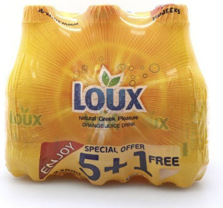 Loux Orangensaft mit Kohlensäure in Flasche 6x330ml