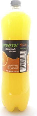 Green Cola Orange Juice with Carbonation in Bottle 1500ml