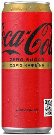 Coca-Cola Zero Cola με Ανθρακικό, Χωρίς Ζάχαρη σε Κουτί 330ml