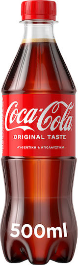 Coca-Cola Cola mit Kohlensäure in Flasche 500ml