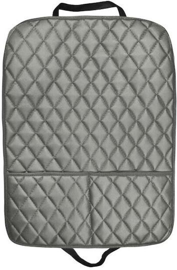 Car Seat Back Protector Idealstore Pockets Imitation Leather Size 61.5 X 47.5cm Waterproof Black