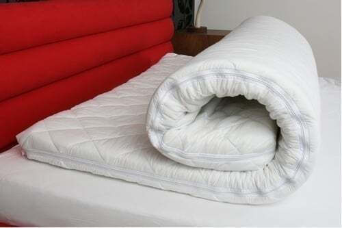Idilka Ανώστρωμα Memory Μονό Memory Foam Eμποτισμένο με Αλόη & Αποσπώμενο Κάλυμμα 90x200x4εκ.