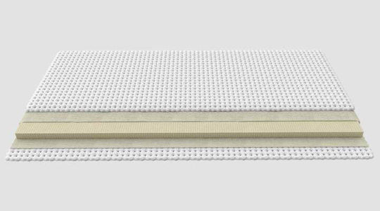 Greco Strom Топ Матрак Latex Comfort Plus Υπέρδιπло Латекс с Подвижен Капак и Ластици за Приложение 170x200x5см