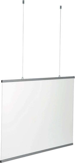 Next Systems Protective Office PET Separator / Divider 120x90cm BRFV-120