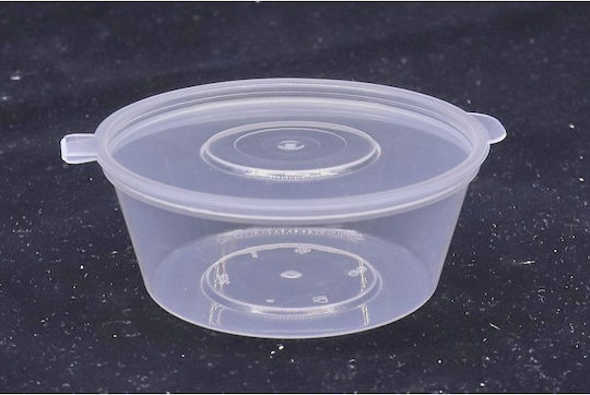 Disposable Plastic Tableware for Sauce 60ml 50pcs Lid
