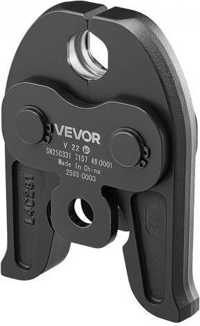 Vevor V22 Pressing Jaw 22mm Press Jaw Suitable For V-Type Stainless Steel Pipes