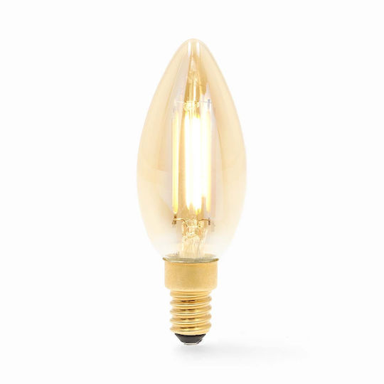 Nedis Смарт крушка LED 4.9W за фасунга E14 топло бяло 470лм Димируем