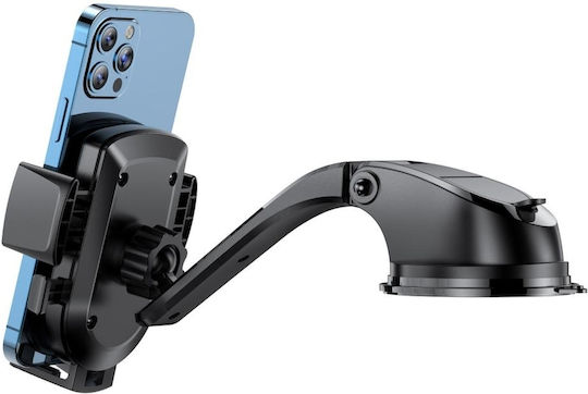 Suport Telefon Auto Idealstore Model Universal Orice Tip Telefon Fabricat din Plastic Premium Negru