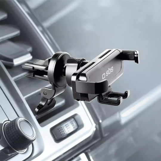 SBS Gravity Lock Suport Auto pentru Telefon cu cârlige reglabile Neagră