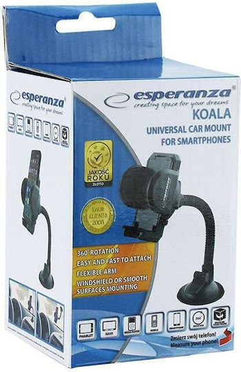 Esperanza Koala Car Mobile Mount with Adjustable Hooks Black