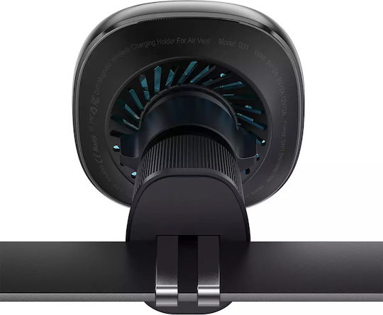 Acefast Car Mobile Mount with Adjustable Hooks and Wireless Charging Black