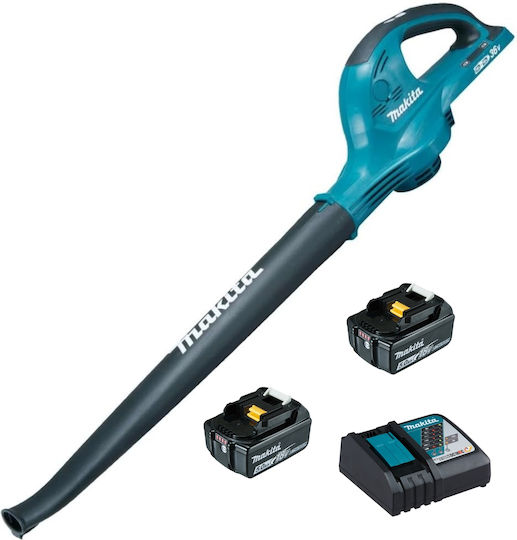 Makita Ръчен Вентилатор 18V с 2 Батерии 5Ah и Максимална Скорост На Въздуха 334.8km/h