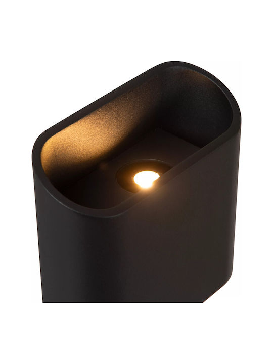 Lucide Lightning Atila Επιτοίχιο Εξωτερικό Φωτιστικό LED IP65 με Θερμό Λευκό Φως