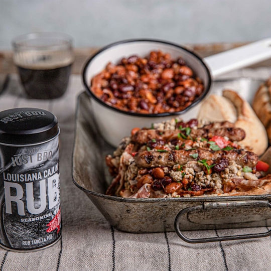Not Just BBQ Mixture Spices & Seasonings Louisiana Cajun 140gr