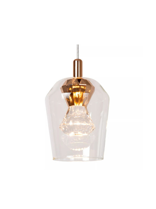 Lucide Lightning Berliane Pendant Light Gold 12x12cm