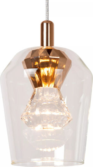 Lucide Lightning Berliane Висящо Осветително Тяло Златист 12x12см.