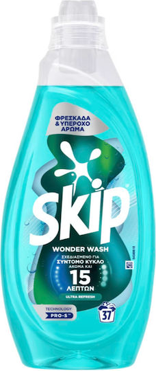 Skip Wonder Wash Ultra Refresh Υγρό Απορρυπαντικό Ρούχων 1.48lt (37 Μεζούρες)