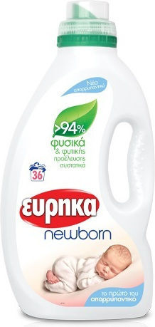 Ευρηκα Newborn Βρεφικό Υγρό Απορρυπαντικό Ρούχων 1.8lt (36 Μεζούρες)
